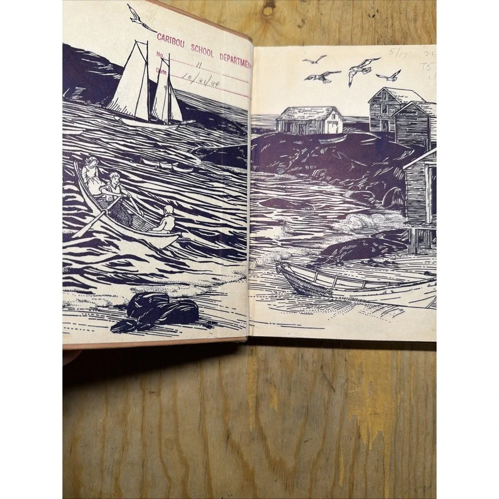 1933 Ben of Old Monhegan A Boy's Life by Sidney Baldwin hc ~ vintage 1930s